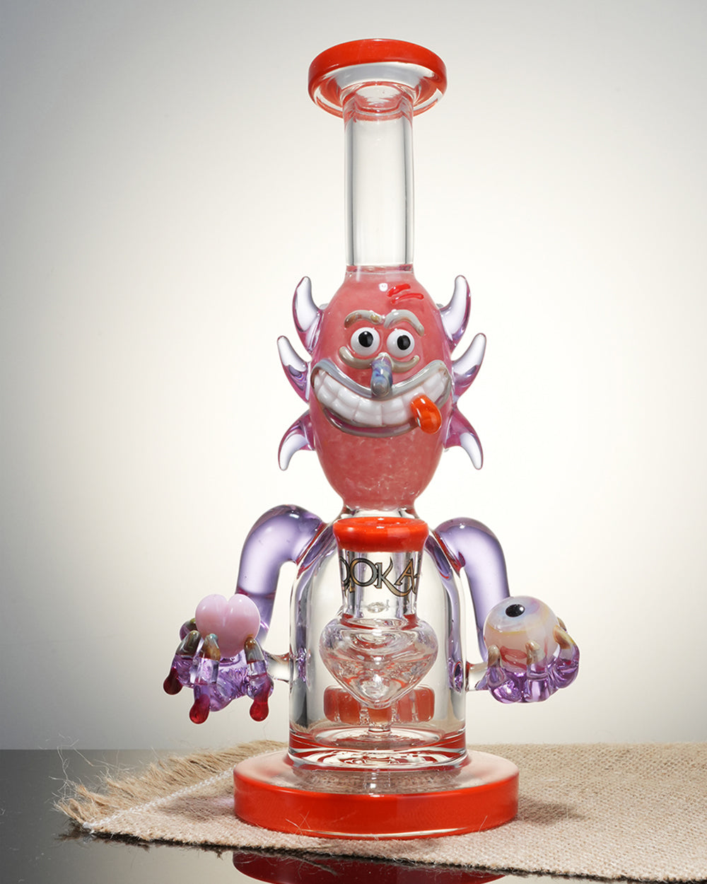 Lookah 9" Turbine Perc Funny Looks Bong