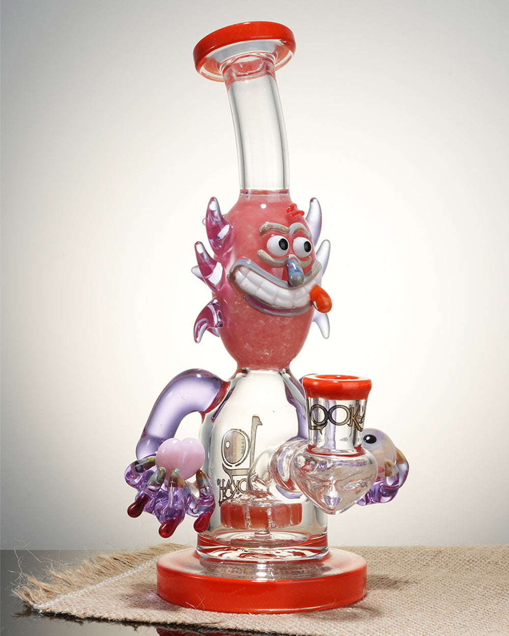 Lookah 9" Turbine Perc Funny Looks Bong
