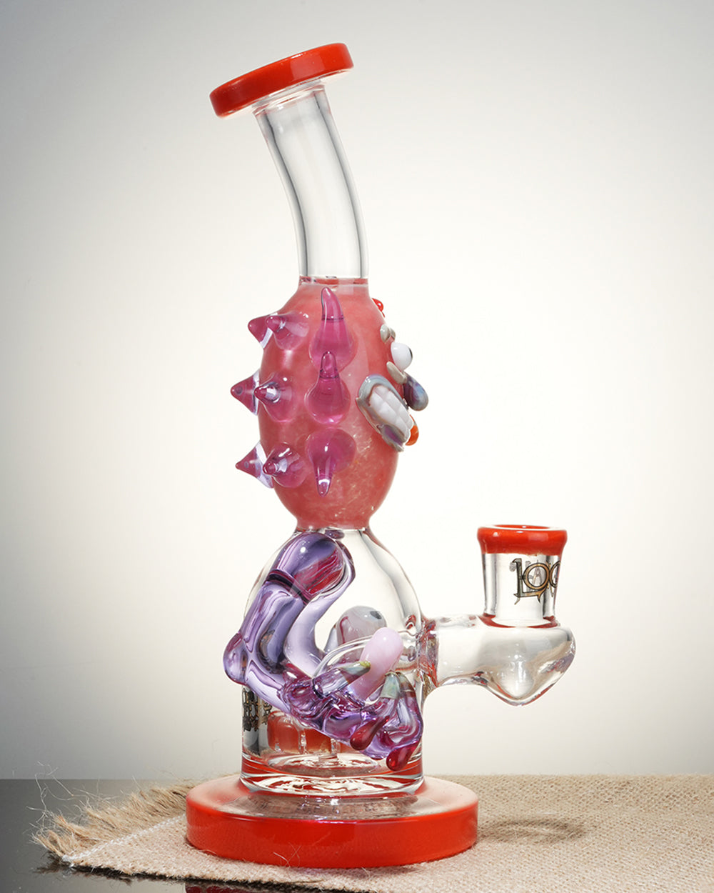 Lookah 9" Turbine Perc Funny Looks Bong