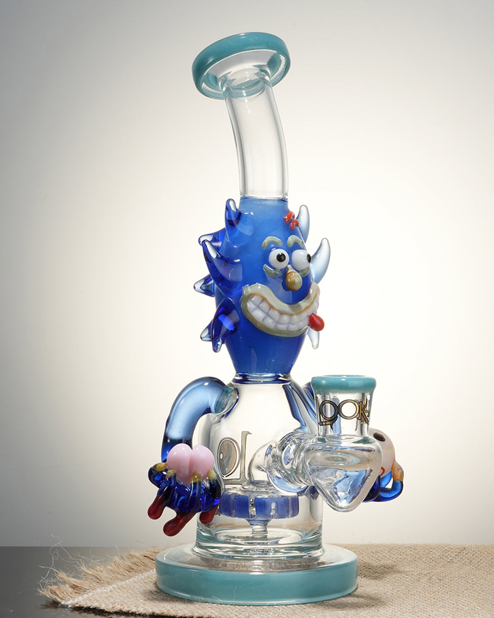 Lookah 9" Turbine Perc Funny Looks Bong
