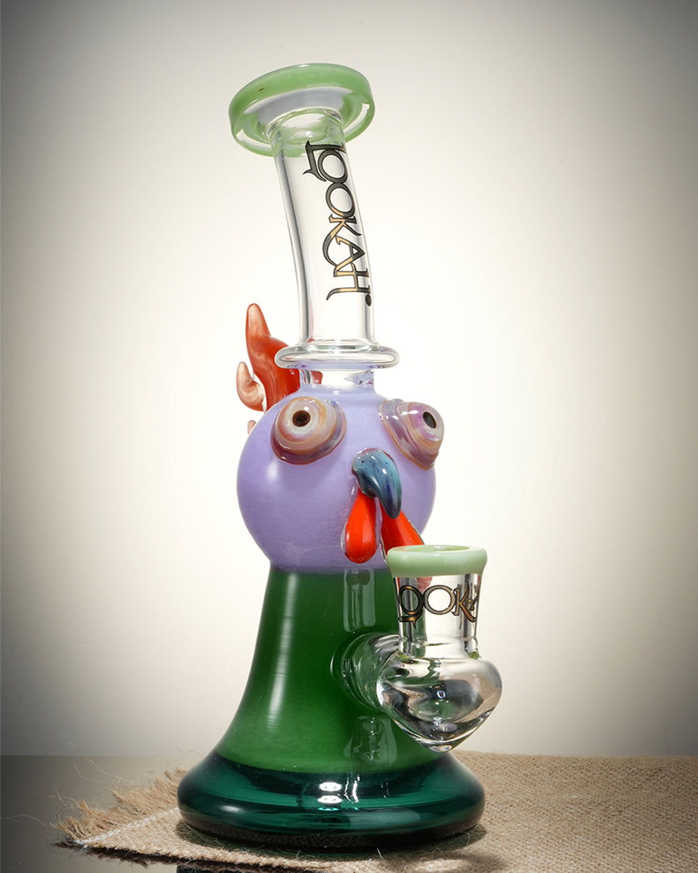 Lookah Rig 10" Cute Cartoon Parrot Dab Rig