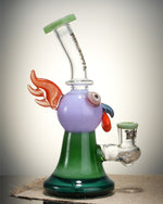 Lookah Rig 10" Cute Cartoon Parrot Dab Rig
