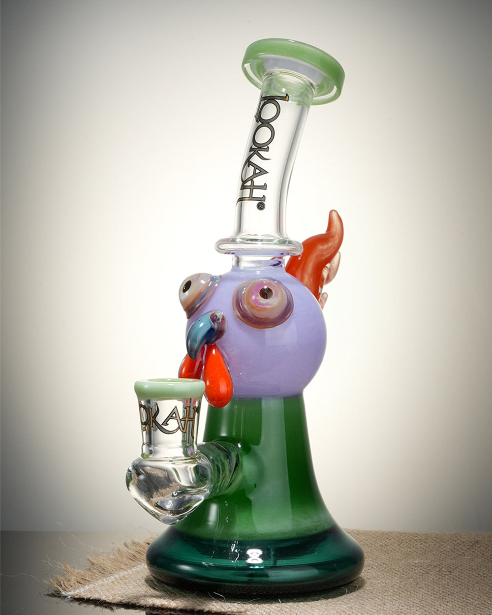 Lookah Rig 10" Cute Cartoon Parrot Dab Rig