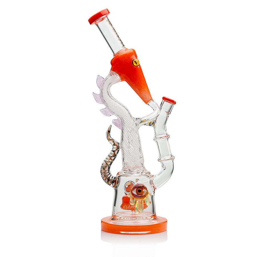 Lookah Bong 18" Eye Dragon Recycler Water Pipe