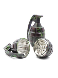 3 Piece Cool Grenade Metal Herb Grinder