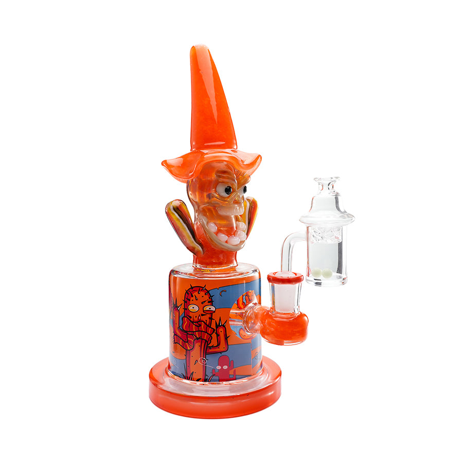 Lookah Rig 10" Desert Rider Cactus Glass Dab Rig