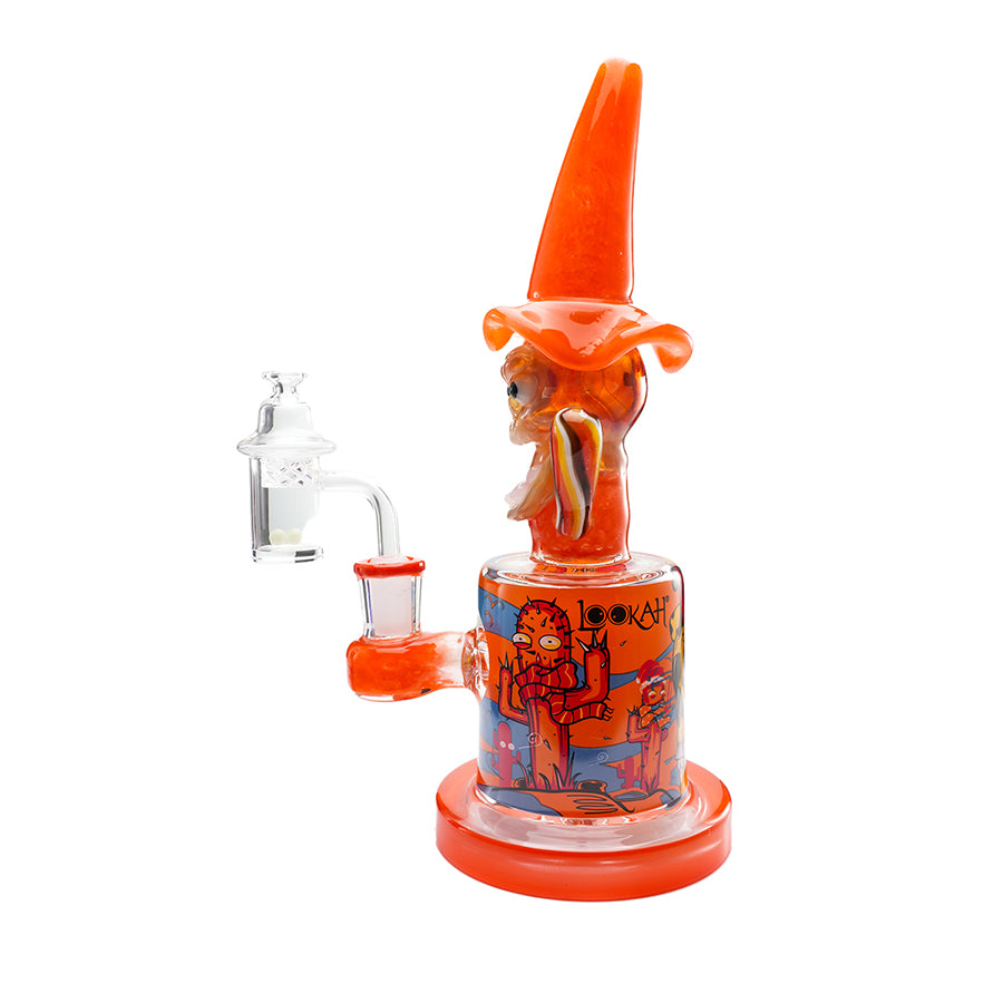 Lookah Rig 10" Desert Rider Cactus Glass Dab Rig