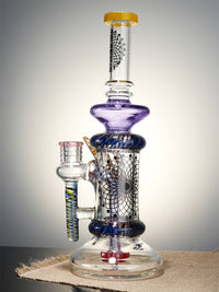 TATAOO Bong 12" Cool Octopus Eye Straight Glass Bong