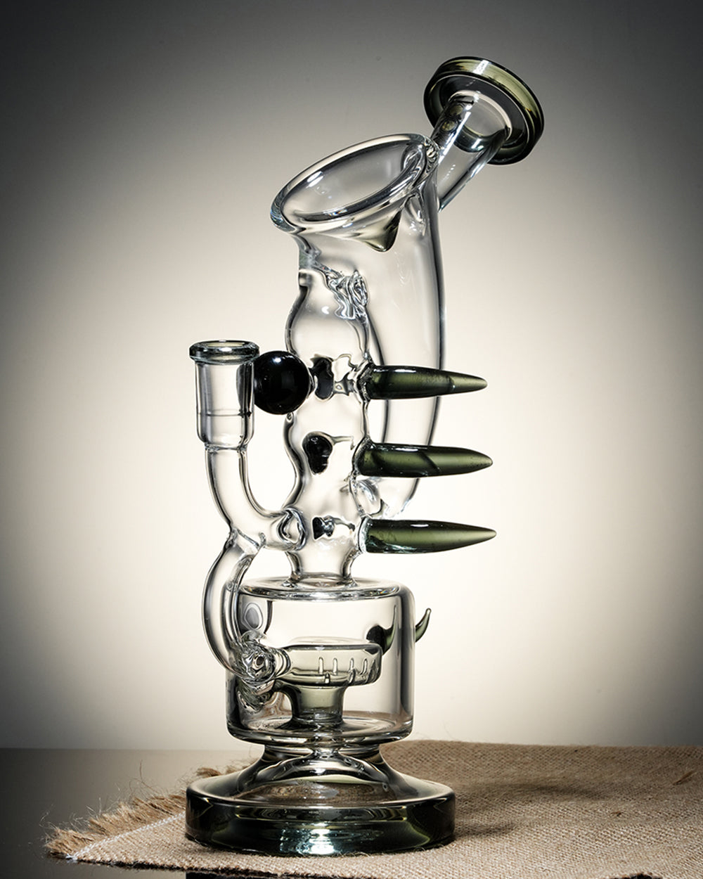 Lookah 11" Recycler Percolator Double Chamber Spur Bong