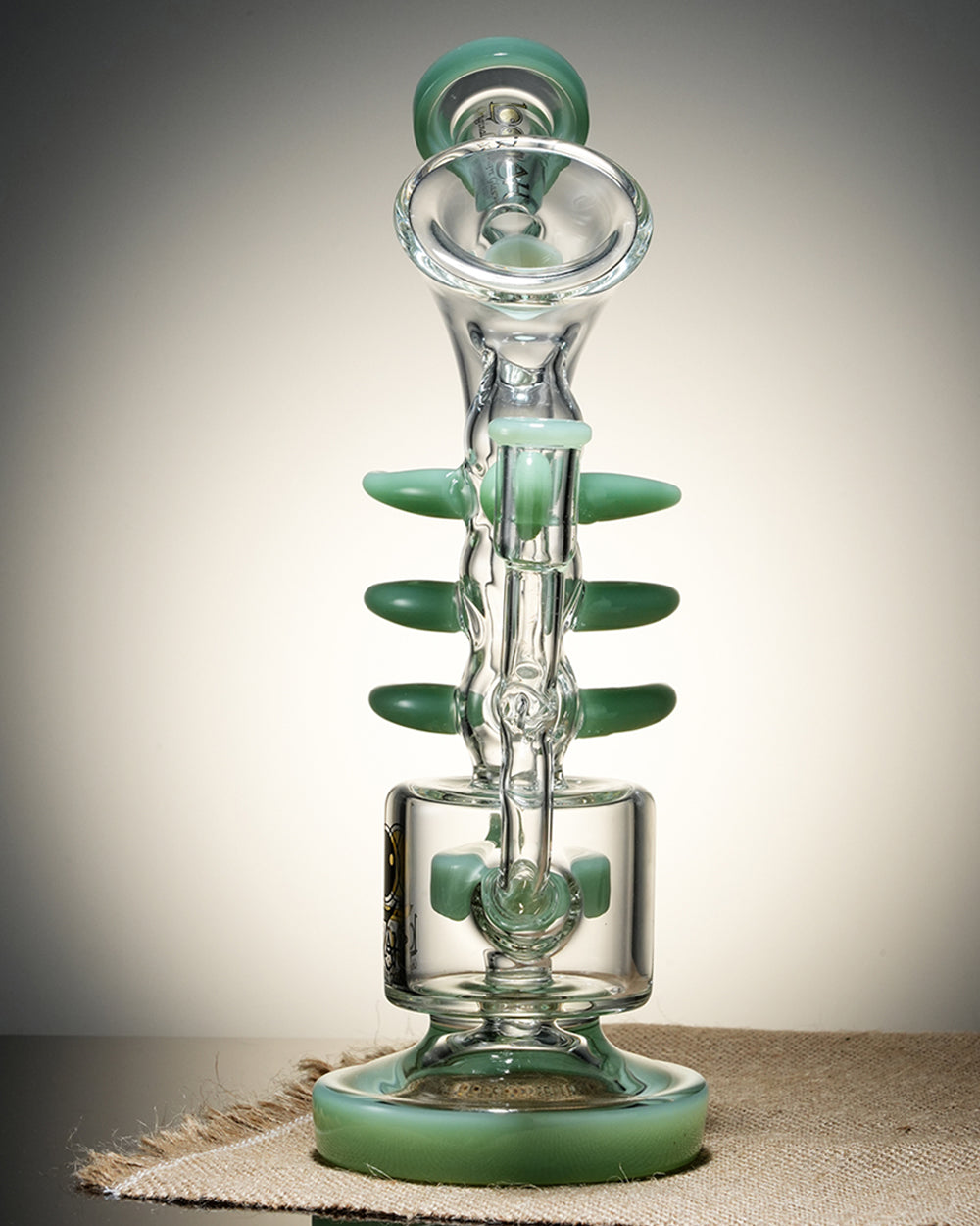 Lookah 11" Recycler Percolator Double Chamber Spur Bong
