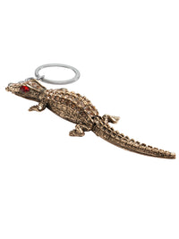 Antique Gold Crocodile Zinc alloy Keychain
