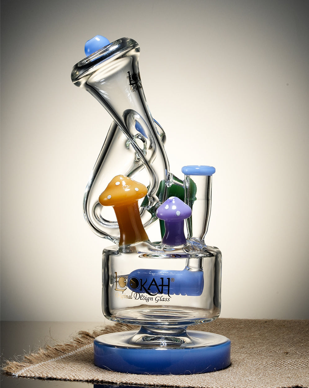 Lookah 9" Cute Recycler Fairy Mushroom Bong