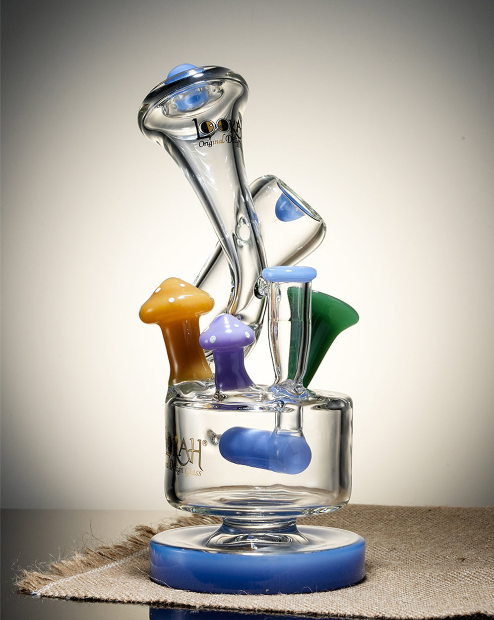 Lookah 9" Cute Recycler Fairy Mushroom Bong