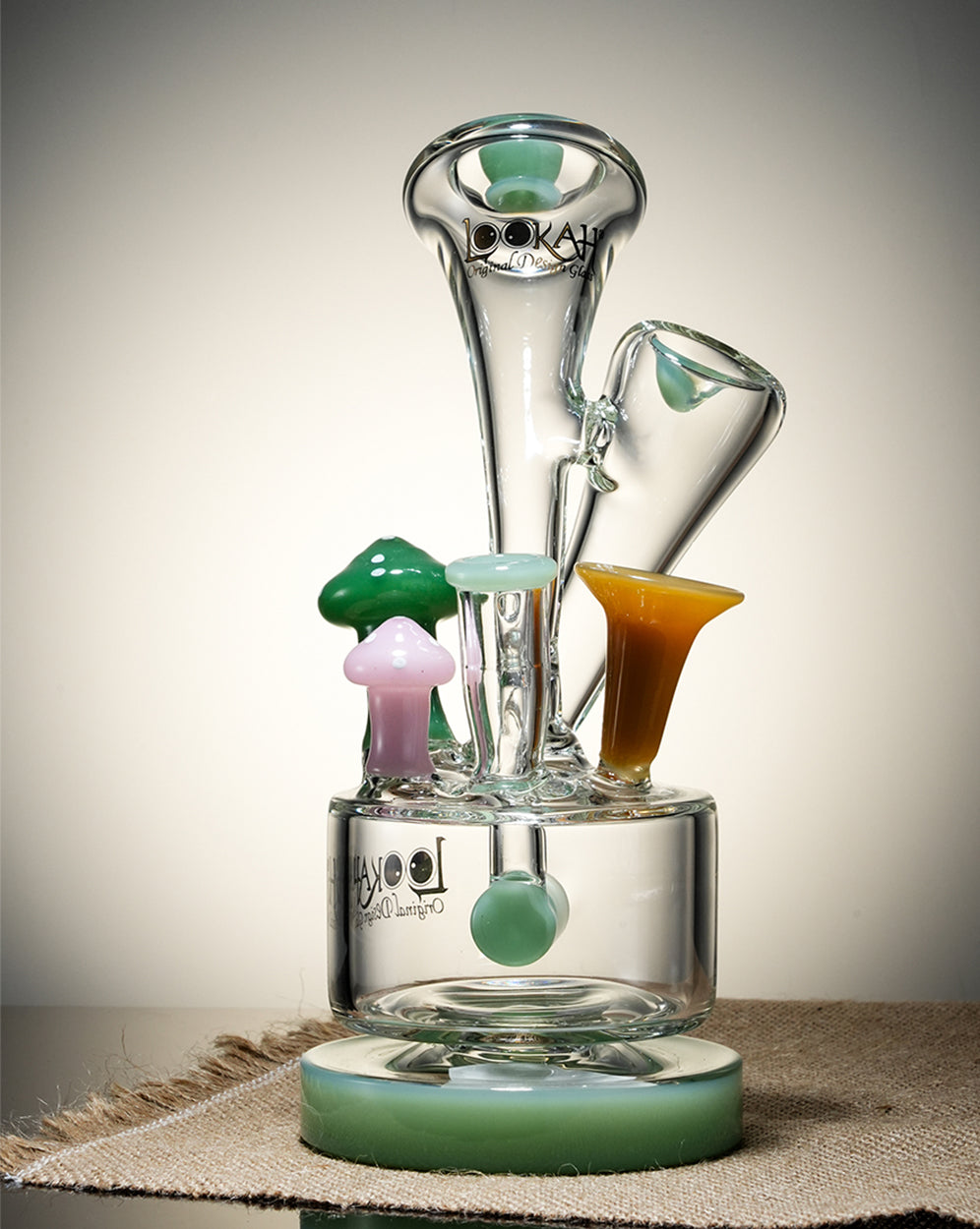 Lookah 9" Cute Recycler Fairy Mushroom Bong