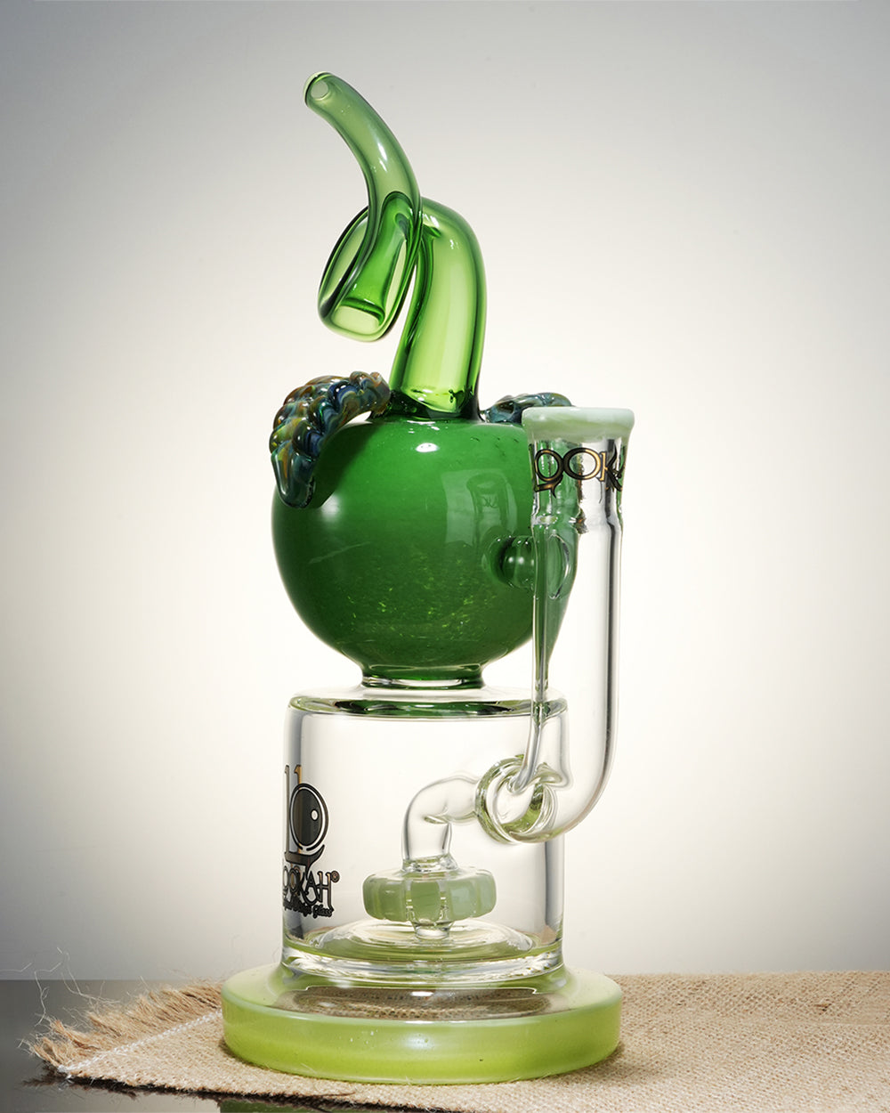 Lookah Bong 12" Cool Apple Percolator Glass Bong