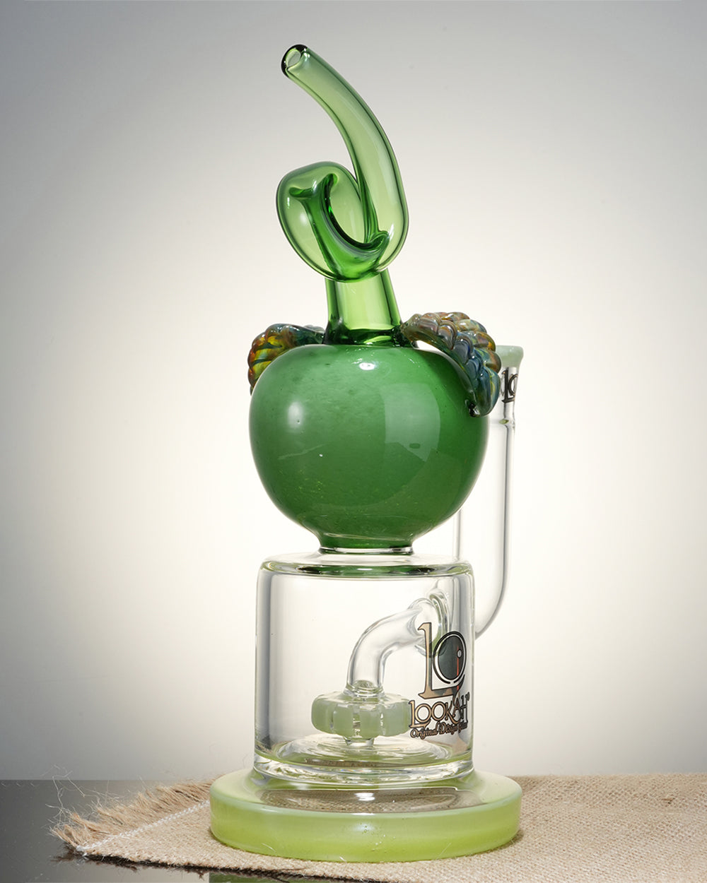 Lookah Bong 12" Cool Apple Percolator Glass Bong