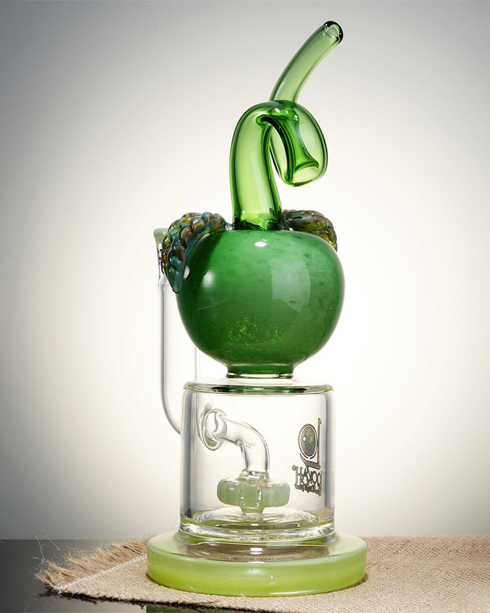 Lookah Bong 12" Cool Apple Percolator Glass Bong