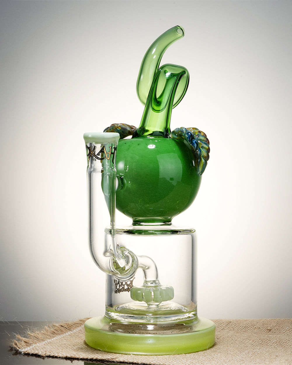 Lookah Bong 12" Cool Apple Percolator Glass Bong