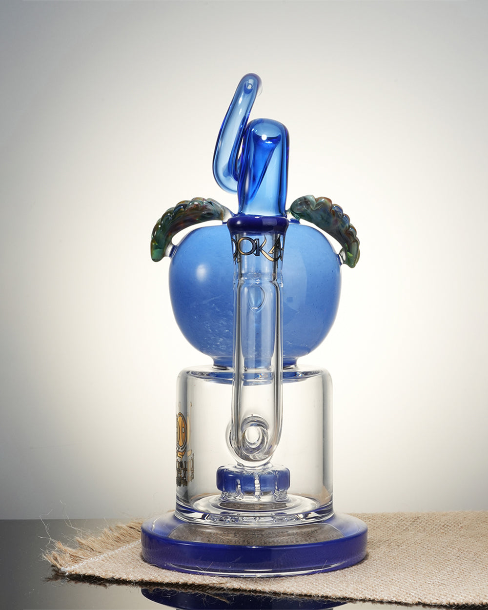 Lookah Bong 12" Cool Apple Percolator Glass Bong