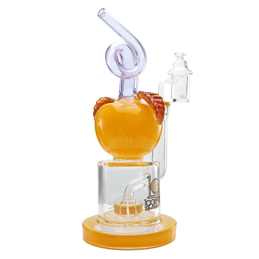 Lookah Bong 12" Cool Apple Percolator Glass Bong