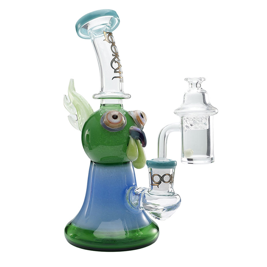 Lookah Rig 10" Cute Cartoon Parrot Dab Rig