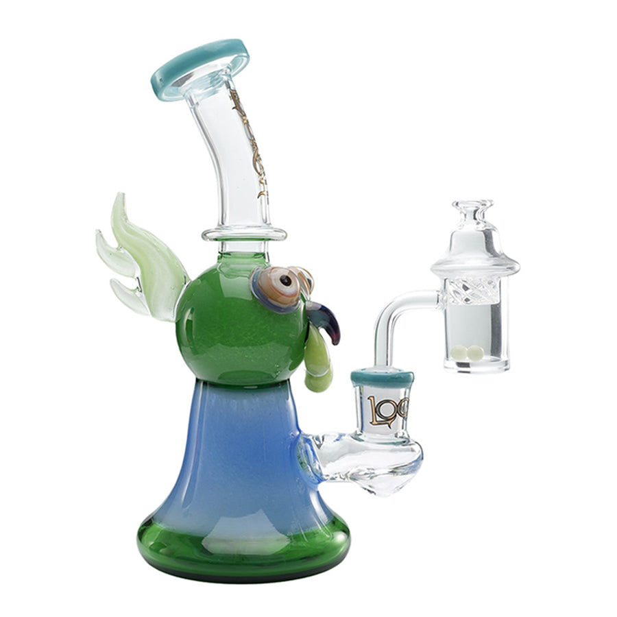 Lookah Rig 10" Cute Cartoon Parrot Dab Rig
