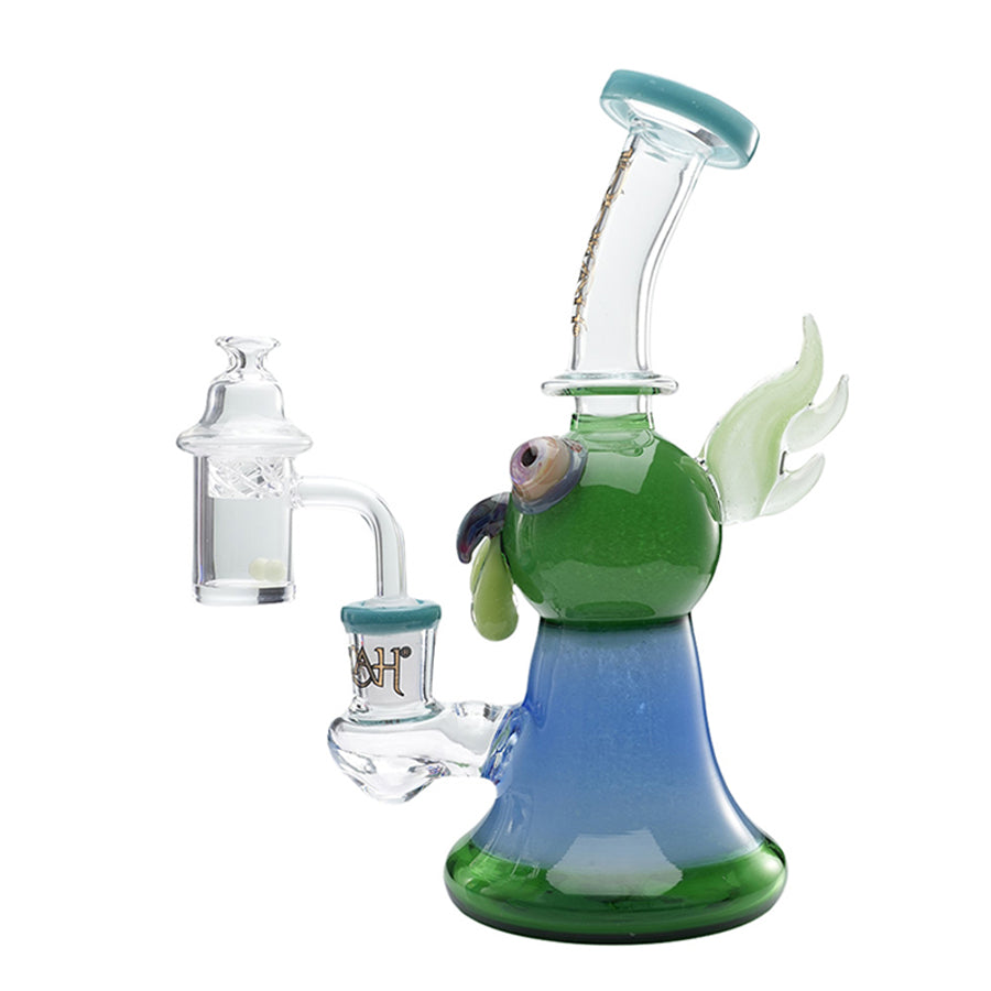 Lookah Rig 10" Cute Cartoon Parrot Dab Rig