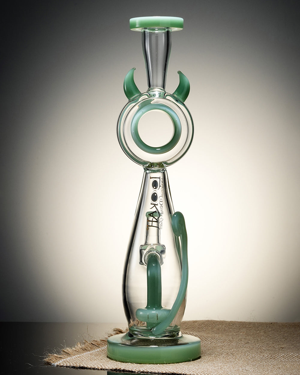 Lookah 11.7 " Cool Devil Percolator Elegant Cat Bong