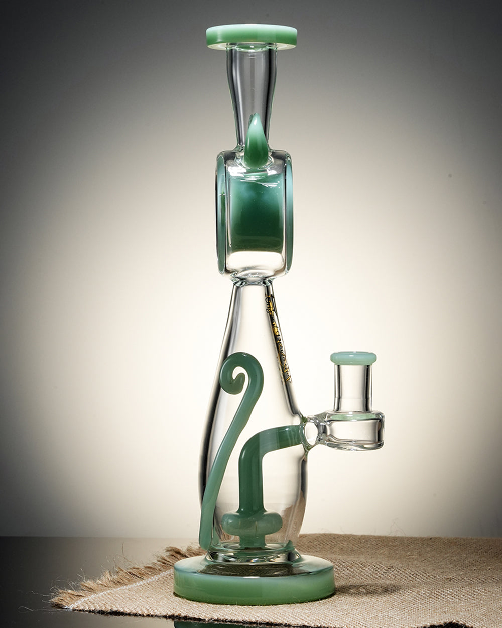 Lookah 11.7 " Cool Devil Percolator Elegant Cat Bong