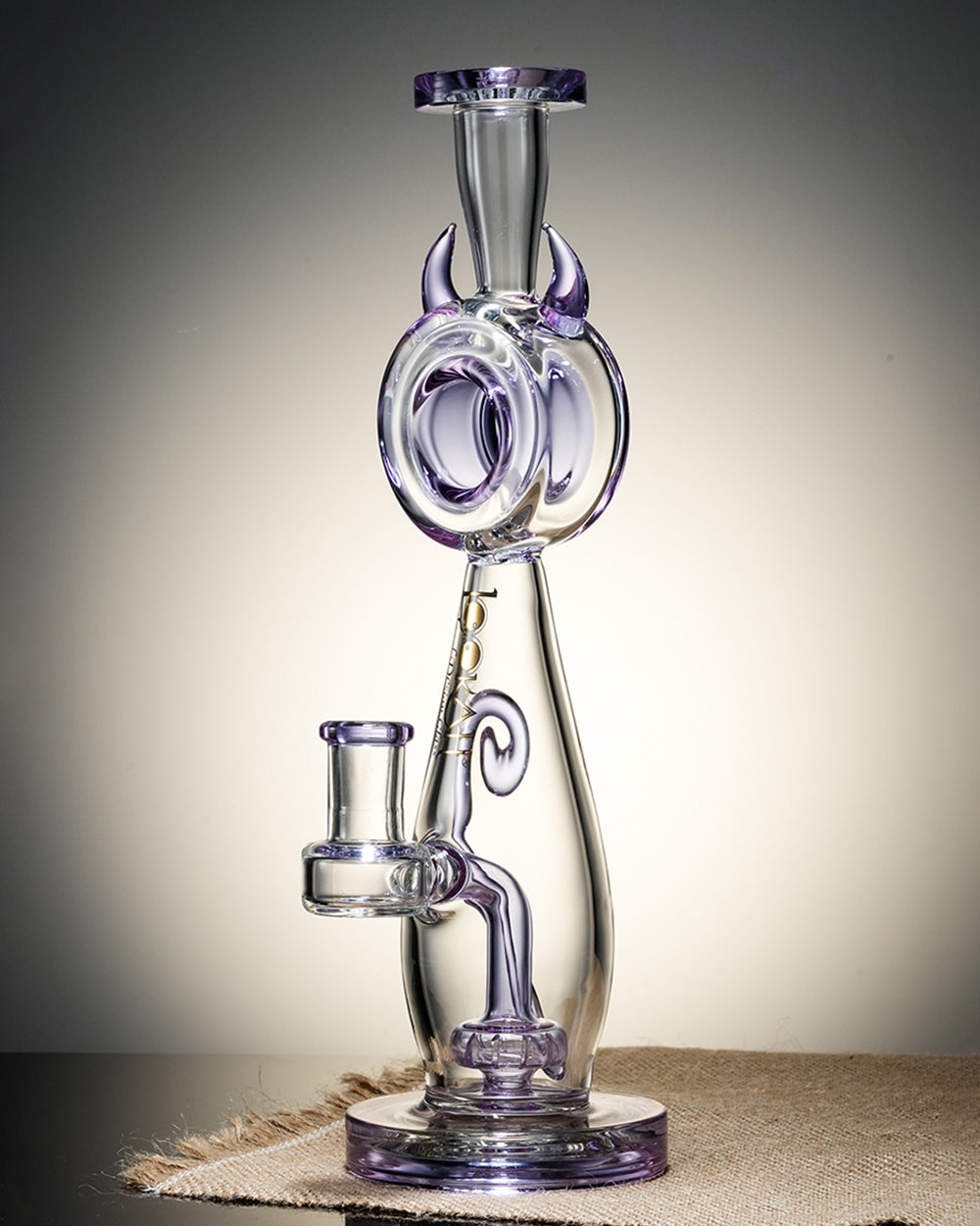 Lookah 11.7 " Cool Devil Percolator Elegant Cat Bong
