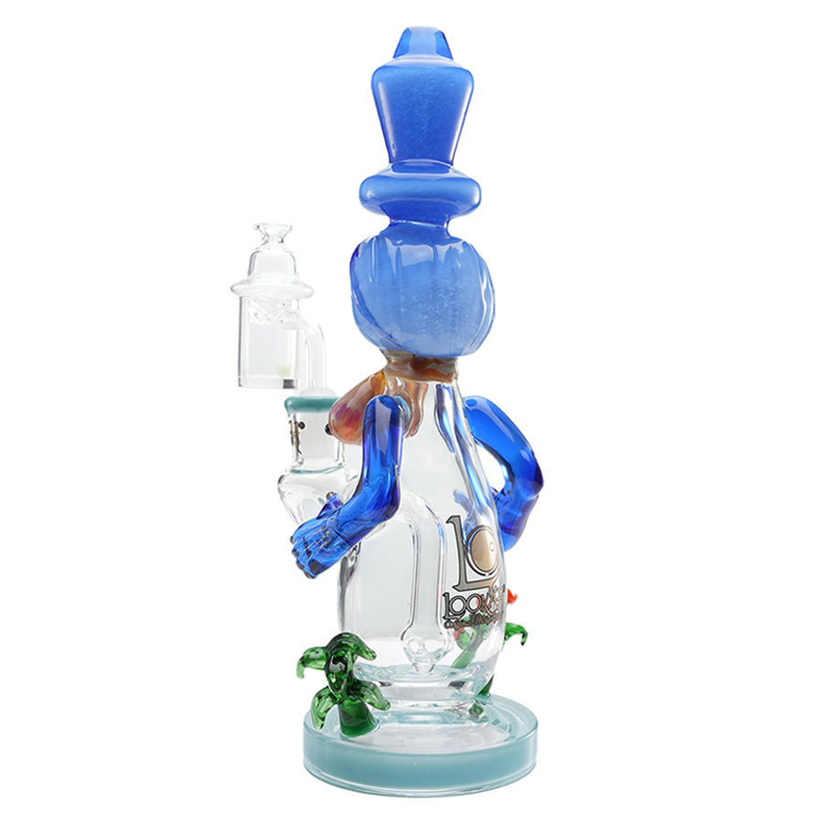 Lookah Rig 12” Cute Garden Buddy Glass Dab Rig