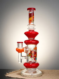 TATAOO Dab Rig 12" Cute Hourglass Glass Dab Rig
