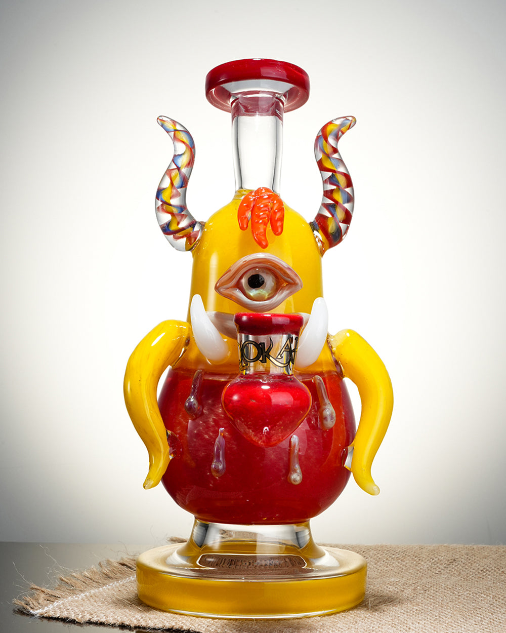 Lookah Bong 8" Cute Mini Monster Bong