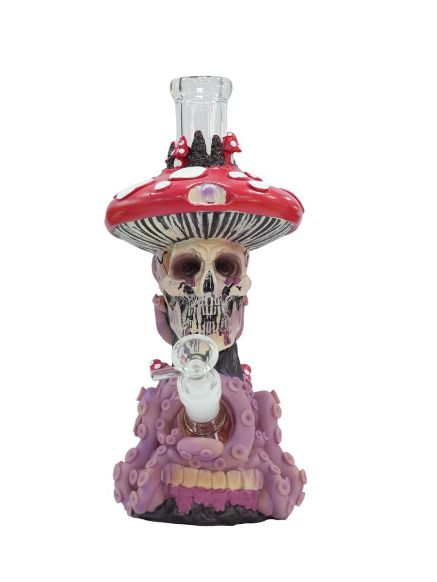11" Dark Tentacle Skeleton Bong
