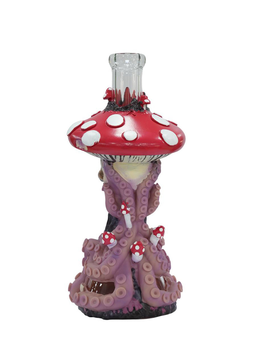 11" Dark Tentacle Skeleton Bong