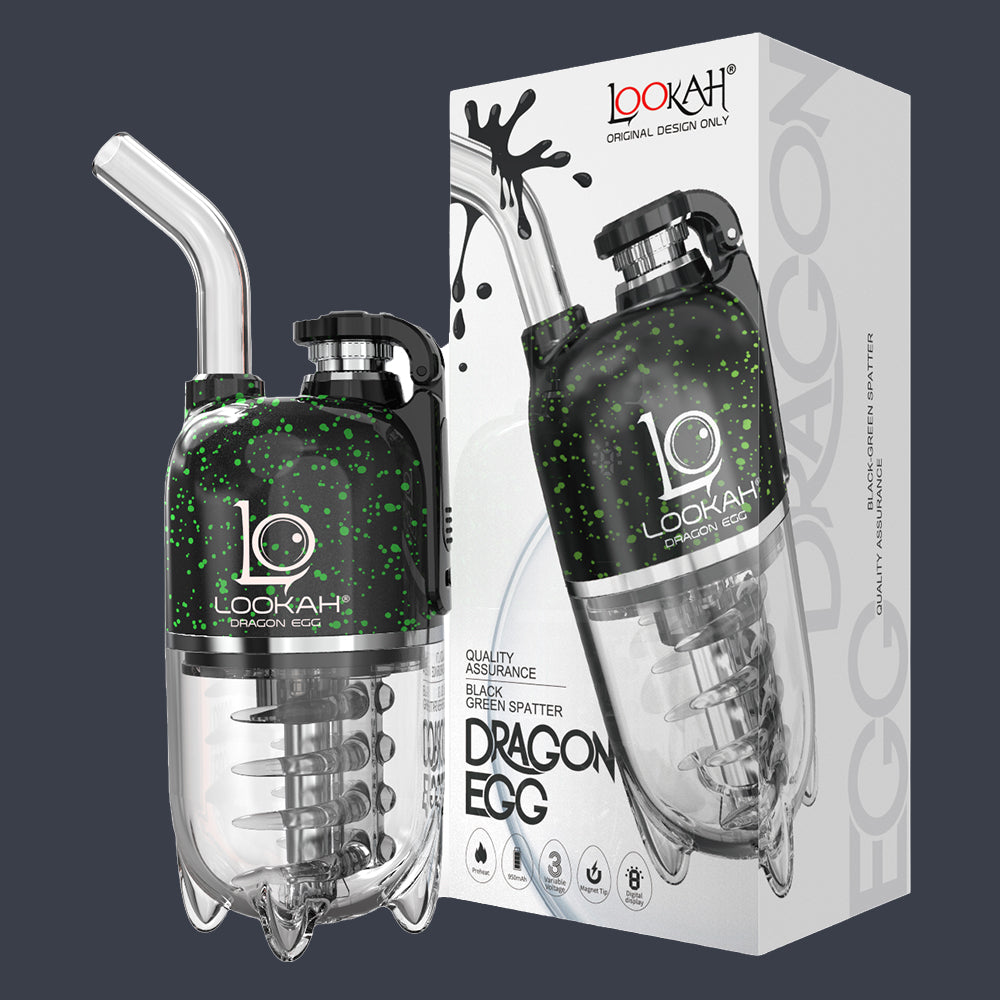 LOOKAH Dragon Egg Spatter Electric Dab Rig