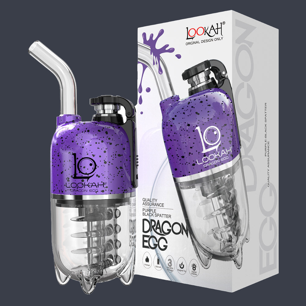 LOOKAH Dragon Egg Spatter Electric Dab Rig
