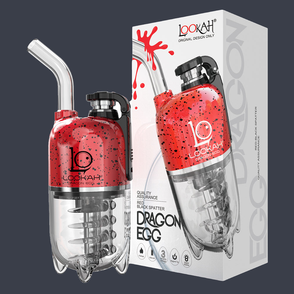 LOOKAH Dragon Egg Spatter Electric Dab Rig