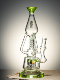 Lookah Bong 12" Dual Water Chamber Recycler Bong