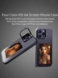 E-Ink Screen Phone Case for iPhone 13 Pro, 13 Pro Max