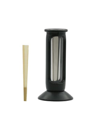 Black Electric Herb Grinder with Cone Filler Set