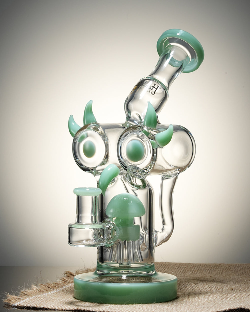 Lookah 10" Cute Recycler Jellyfish Percolator Fantasy Bird Bong