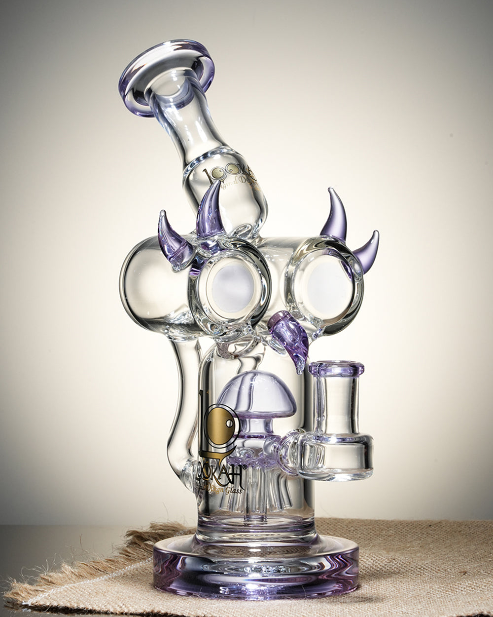 Lookah 10" Cute Recycler Jellyfish Percolator Fantasy Bird Bong