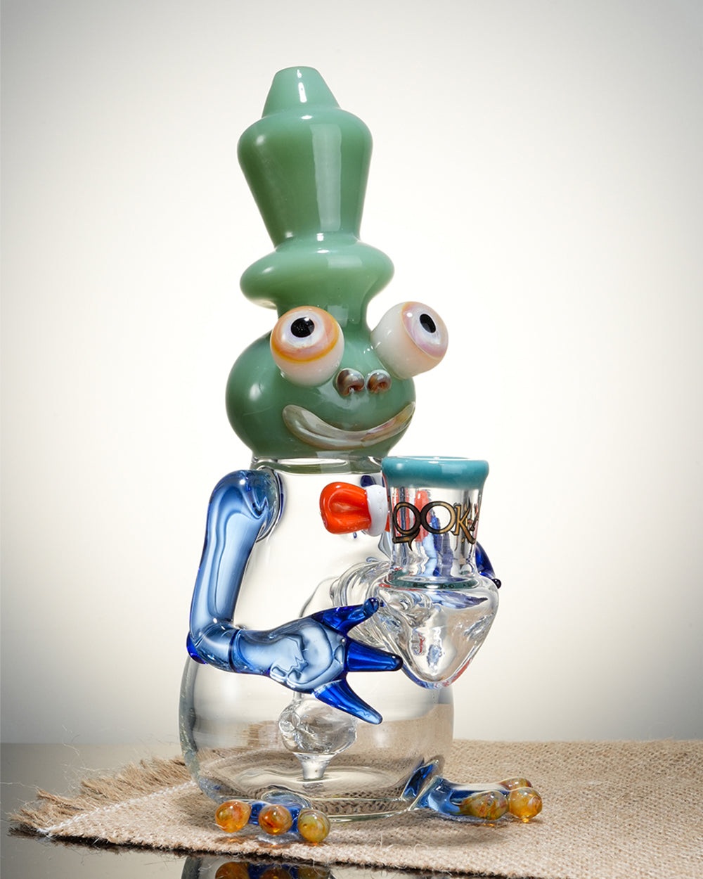 Lookah Rig 10" Cute Funny Frog Dab Rig