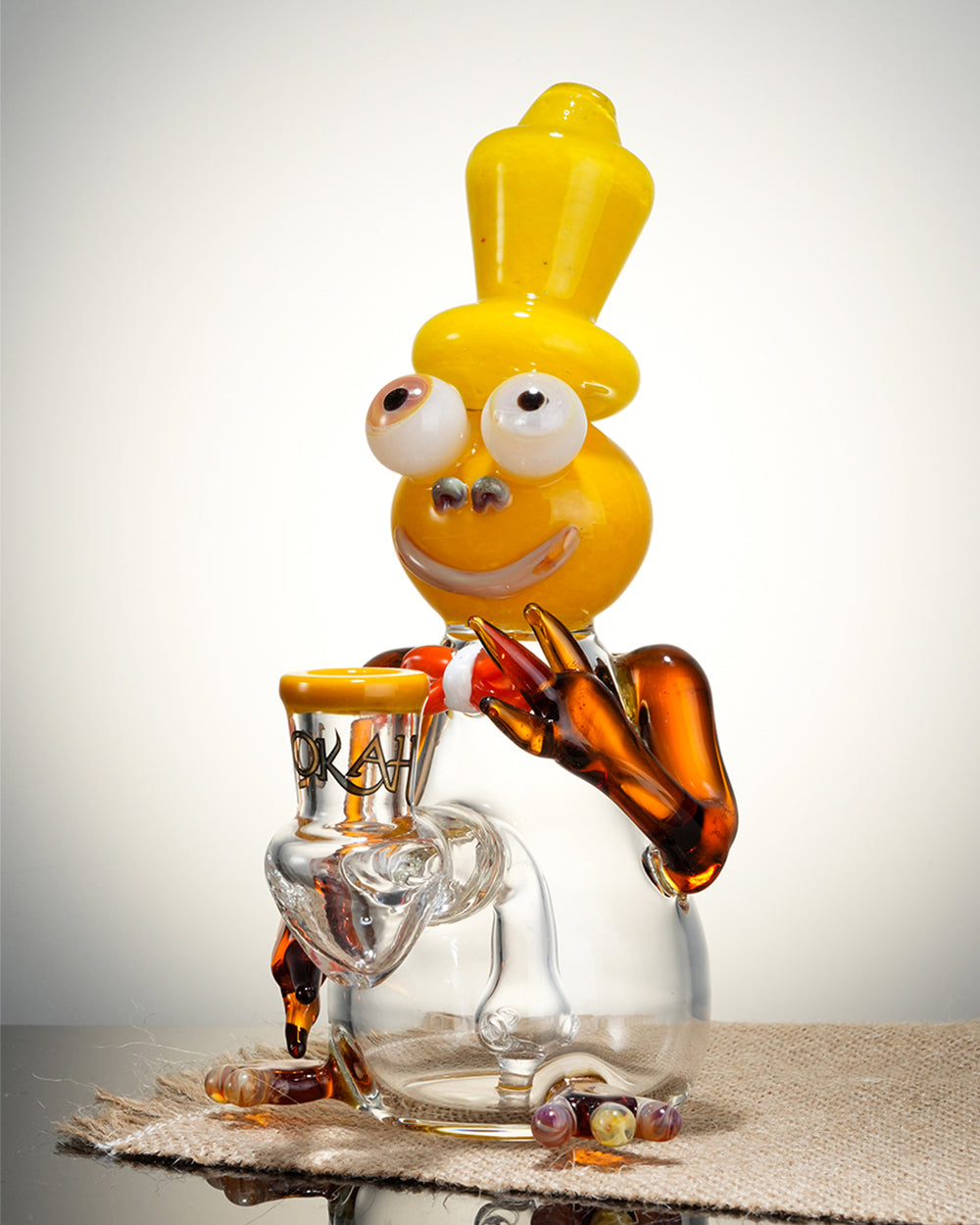 Lookah Rig 10" Cute Funny Frog Dab Rig