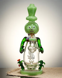 Lookah Rig 12” Cute Garden Buddy Glass Dab Rig