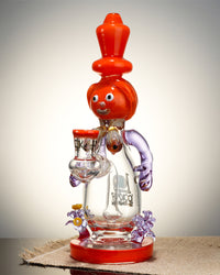Lookah Rig 12” Cute Garden Buddy Glass Dab Rig
