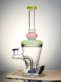 TATAOO Dab Rig 10" Geode Turbine Perc Glass Dab Rig