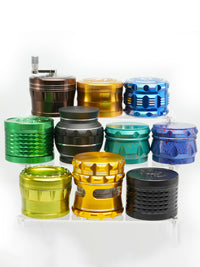 10 Pcs Grinder Set with 3 Layer Acrylic Display Stand