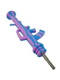 Gun Silicone Nectar Collector with Titanium Tip